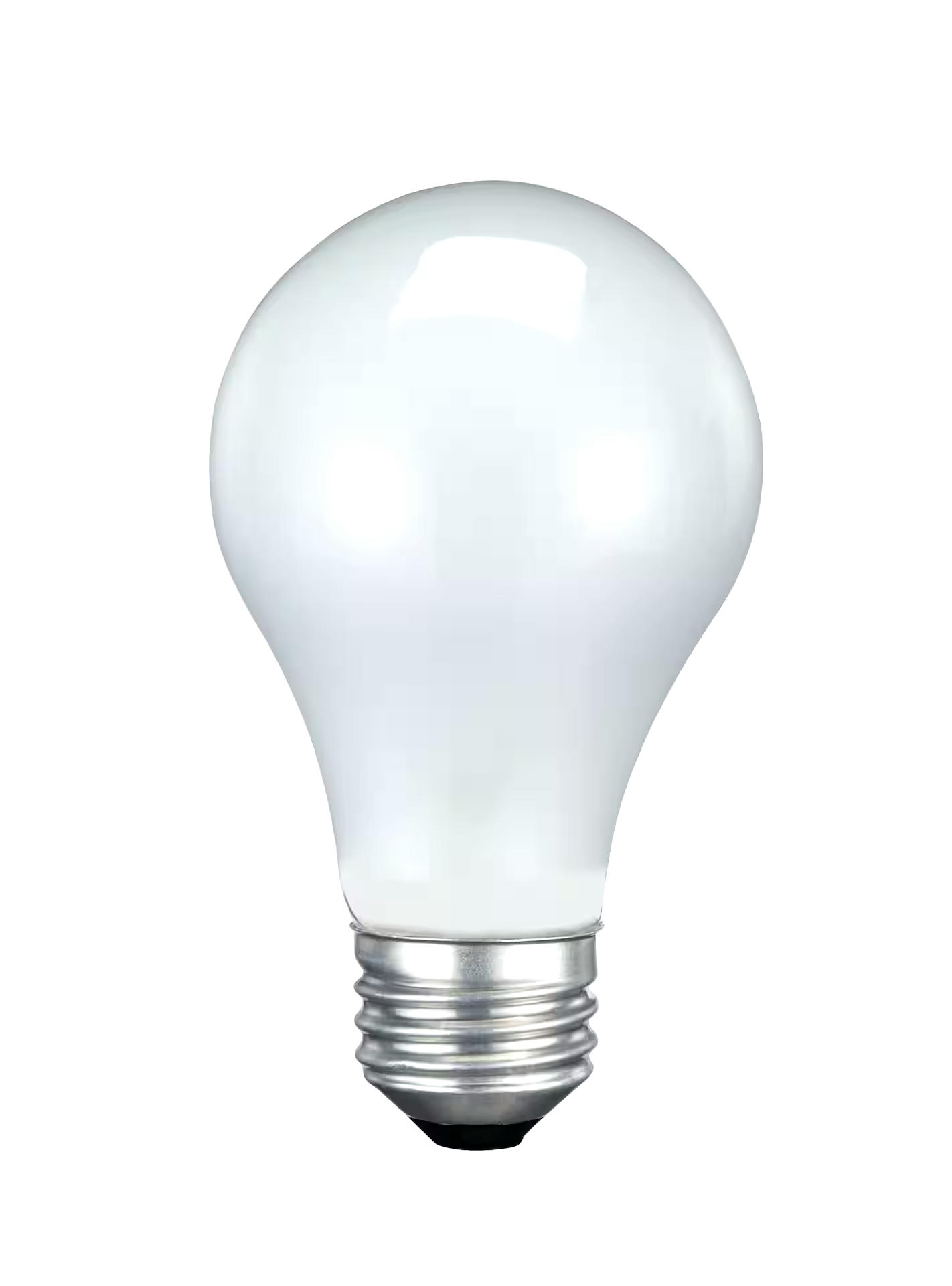 NOMA A19 E26 Base Frosted Dimmable Incandescent Light Bulbs, Warm White, 100W, 2-pk