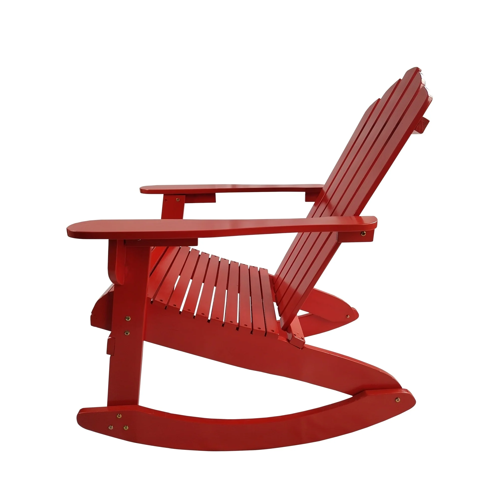 Reclining Wooden Outdoor Rocking Adirondack Chair