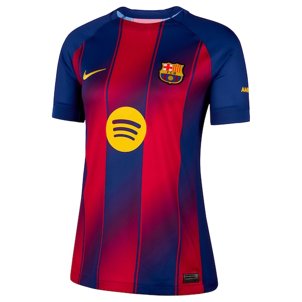 Barcelona Nike Women's 2025/26 Home Replica Custom Jersey - Navy