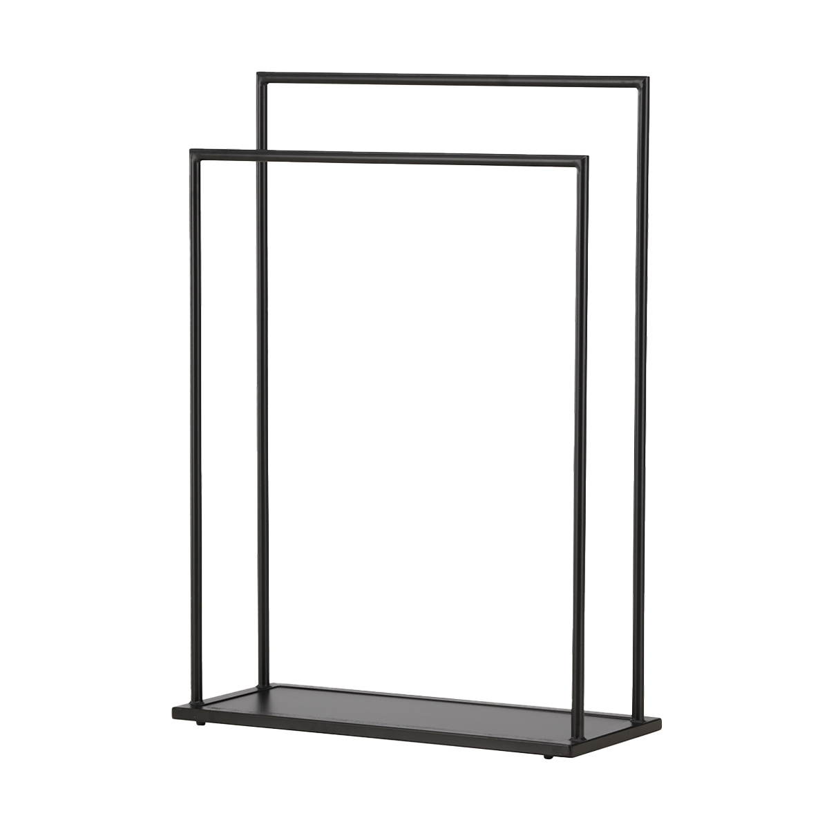 Nest living Eva Zwart Metalen Kledingrek - 100 x 70 cm