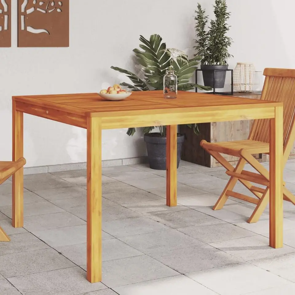 vidaXL - Tuintafel - Bruin - Acaciahout - 110 x 110 x 75 cm