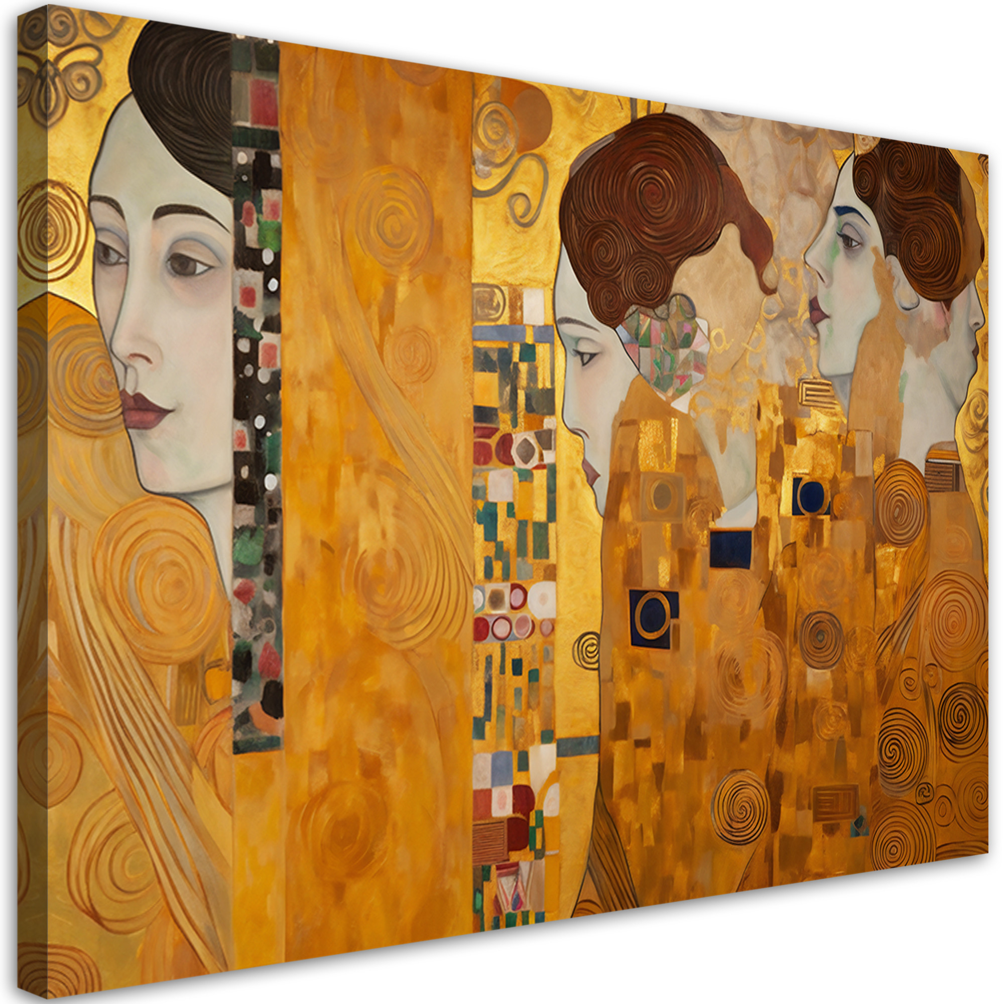 Feeby Obraz na płótnie, Złoty portret kobiety - G. Klimt 60x40