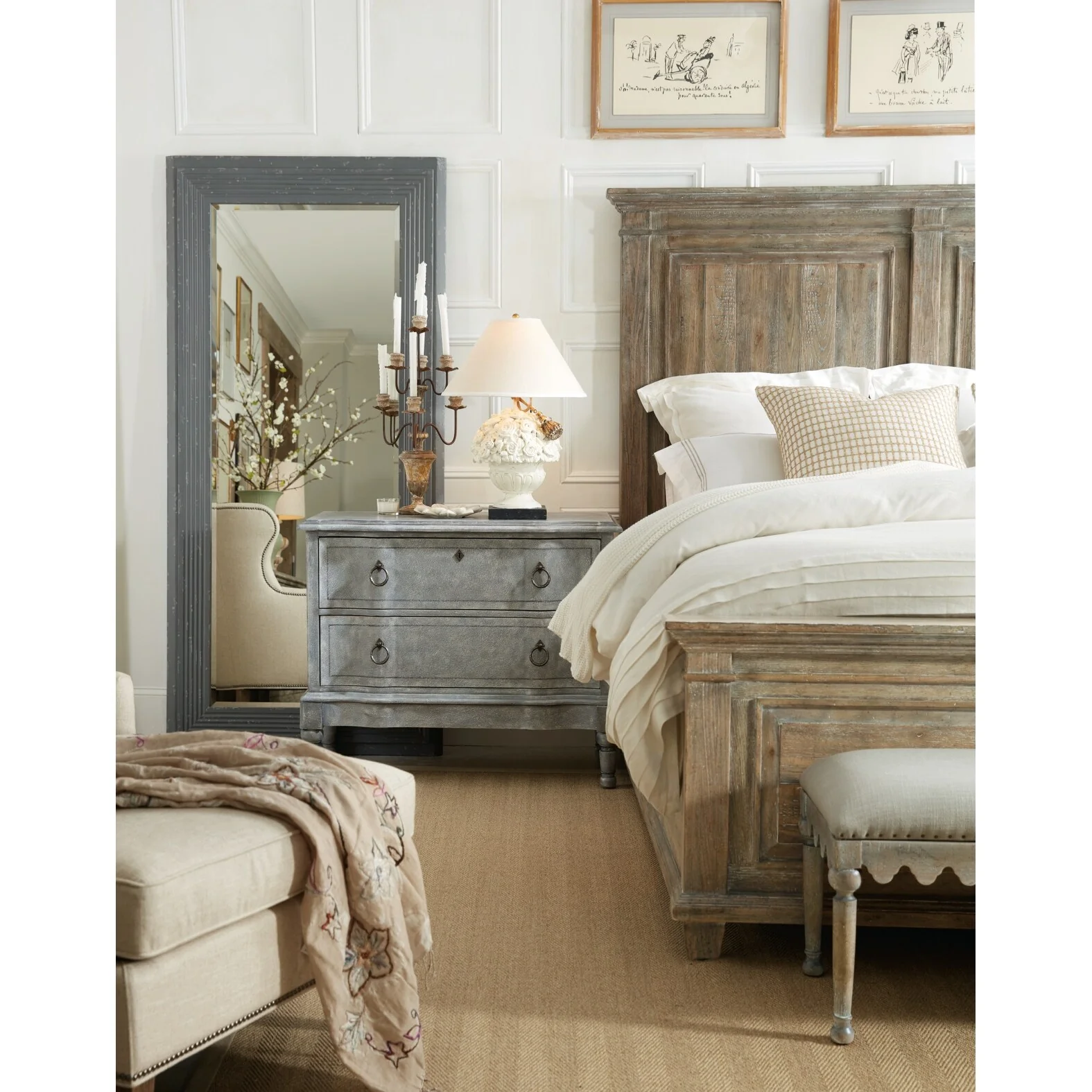 Hooker Furniture Laurier King Headboard from the Boheme Collection
