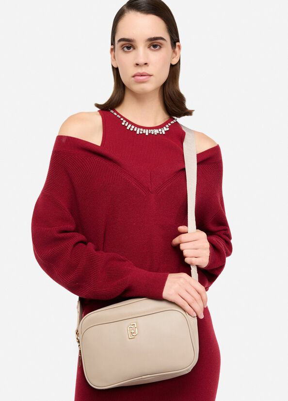 Borsa a tracolla media con pouch