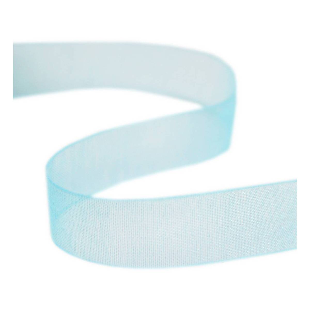 Sky Blue Organdie Ribbon 12mm x 6m