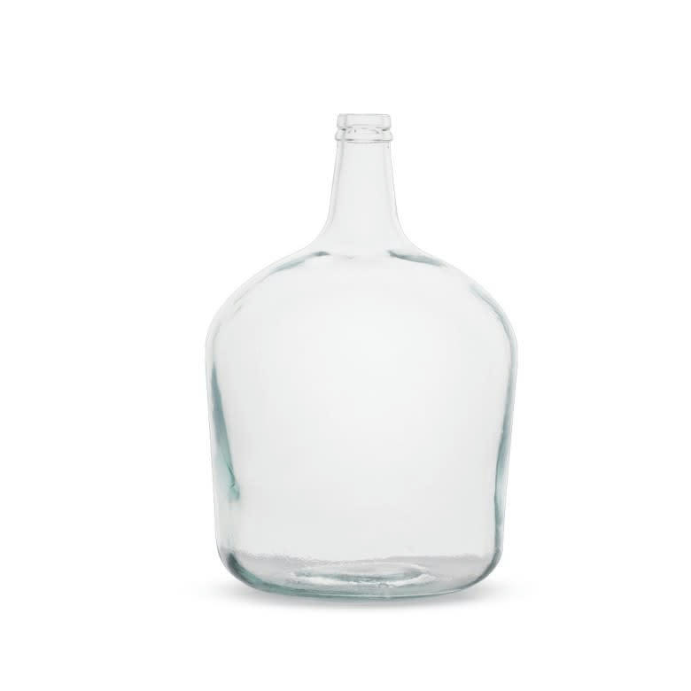 - Vase en verre dame jeanne 12 litres transparent