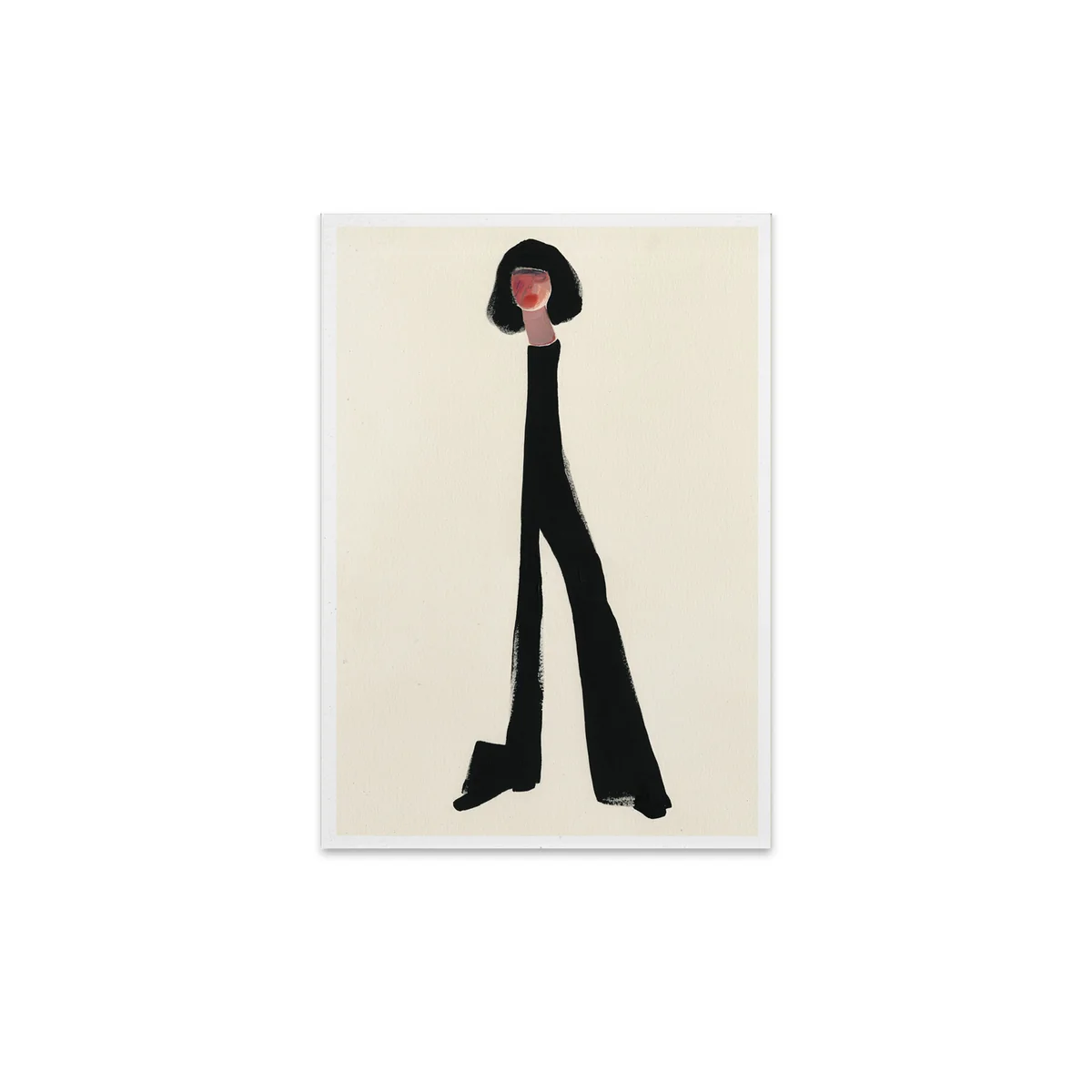 Paper Collective - Black Pants Poster, 30 x 40 cm