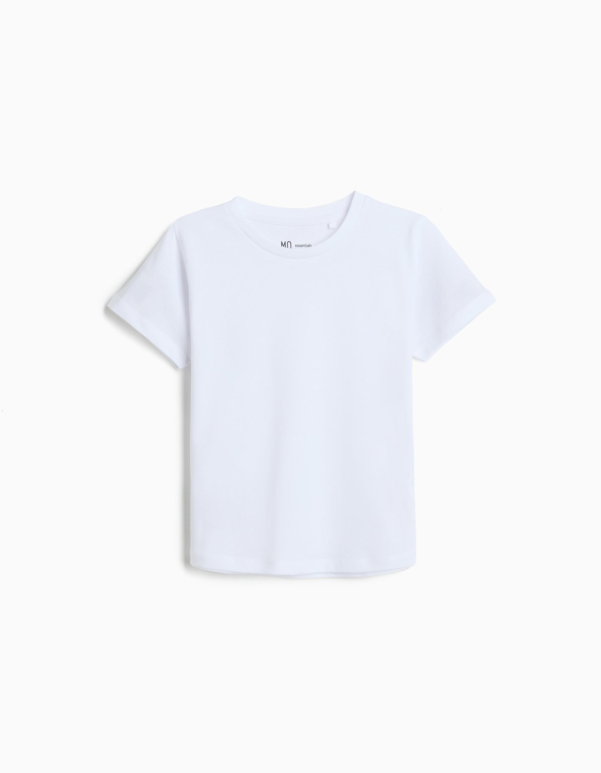 T-shirt, Menina, Branco