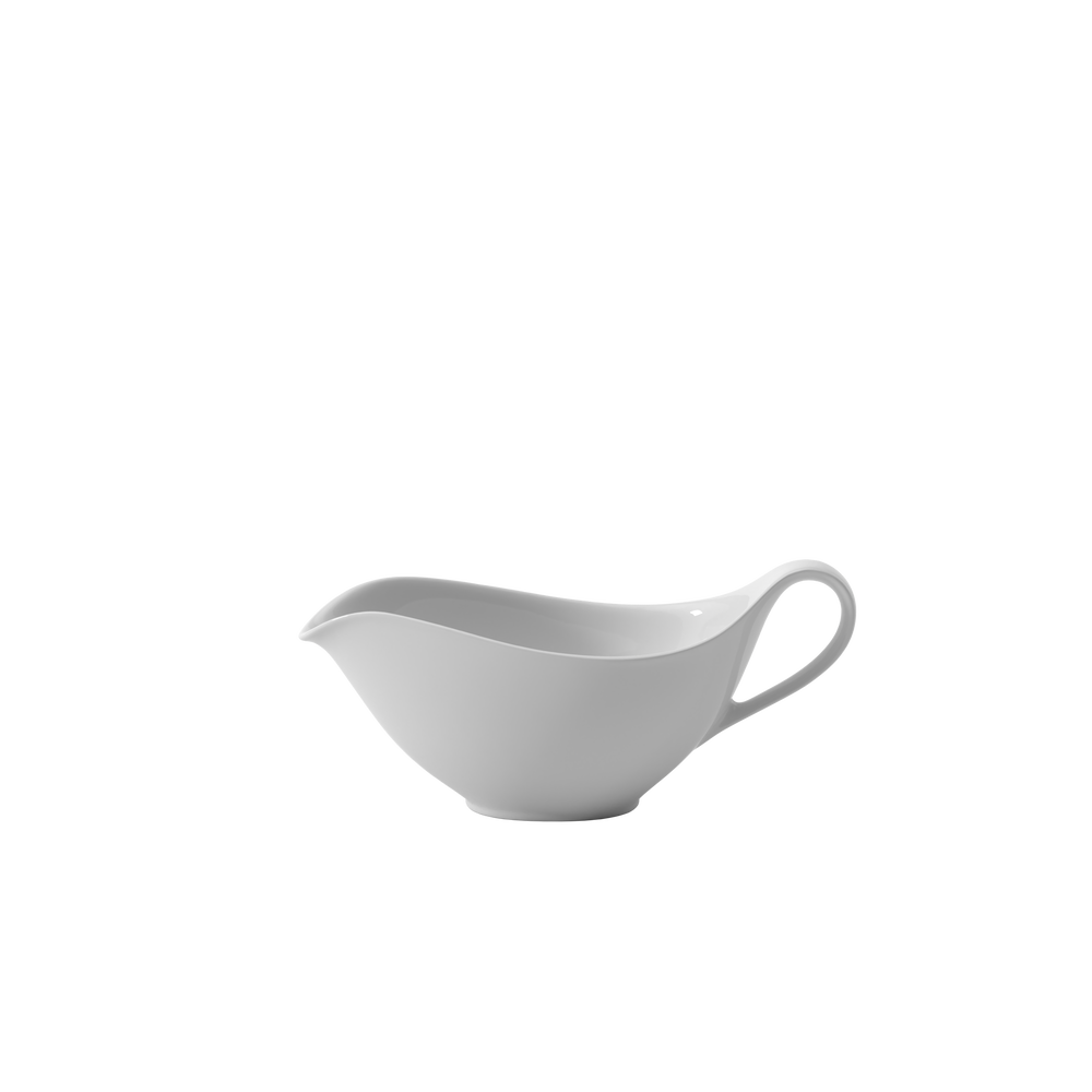Anmut Gravy boat - White, Premium Bone Porcelain