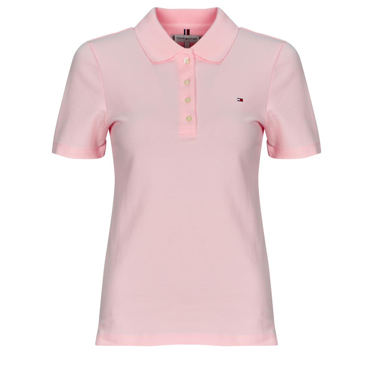 Tommy Hilfiger - 1985 SLIM PIQUE POLO SS - Pink