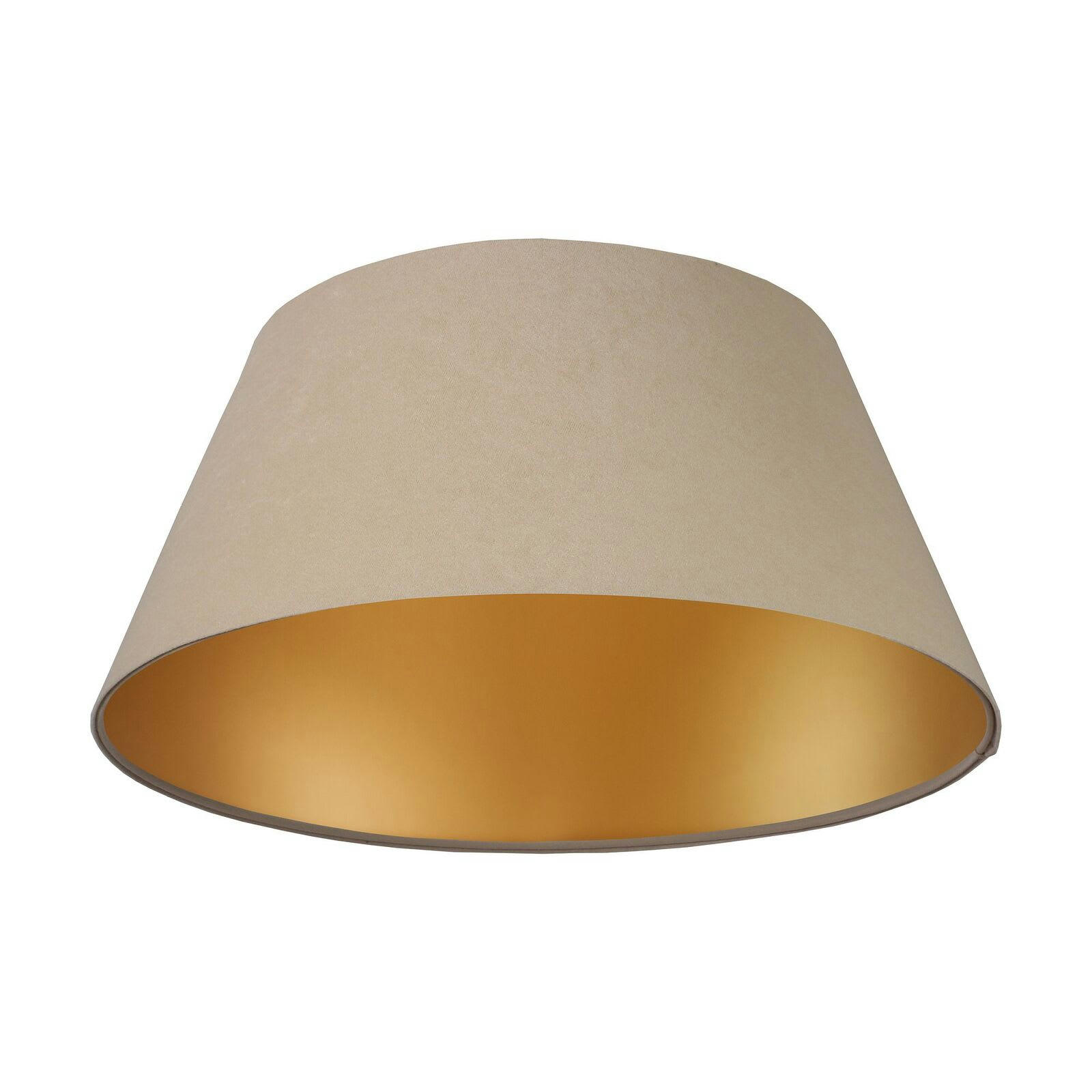 BIG BELL - Suspension Tissu Marron 50x50x102 cm