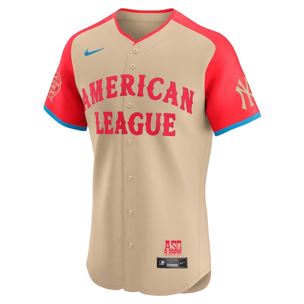 Aaron Judge American League Nike 2024 MLB All-Star Game Elite Player Jersey - Cream