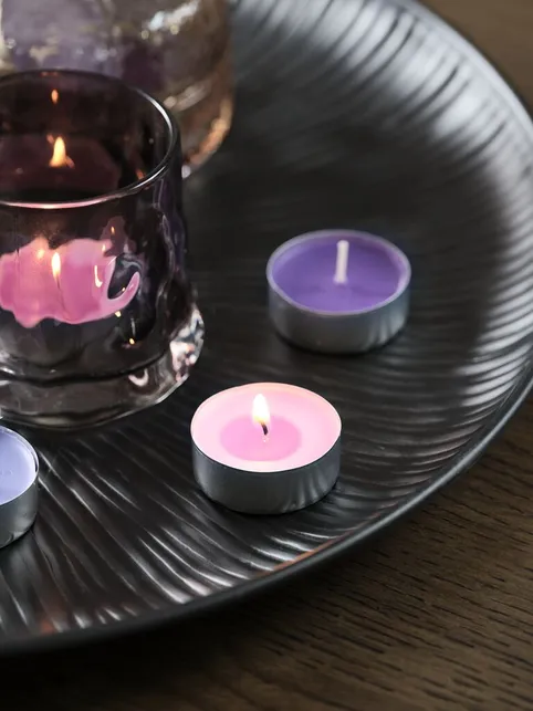 Fyrfadslys KENNI lavendel 18 stk/pk