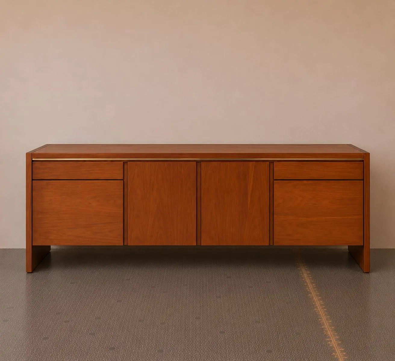 Vintage Credenza / Media Console. Delivery Priced Separately.
