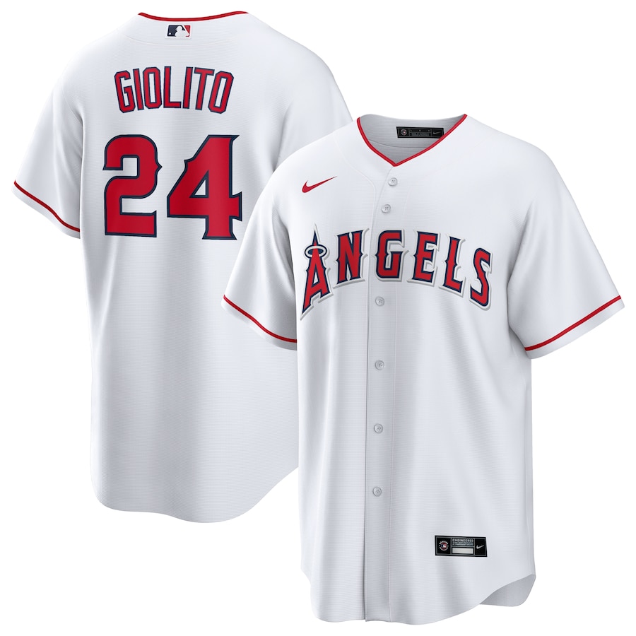 Lucas Giolito Los Angeles Angels Nike Home Replica Player Jersey - White