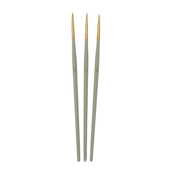Detail Wooden Brush Set 3 Pack