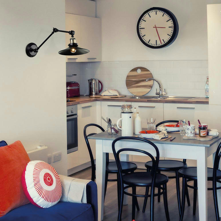 RUSTIQUE - Applique murale en métal noir