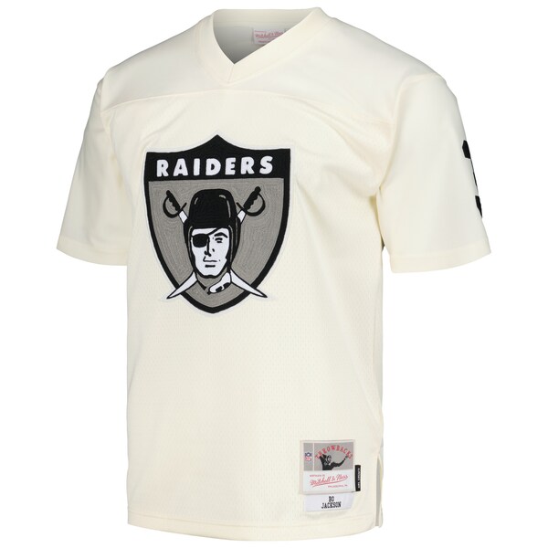 Bo Jackson Las Vegas Raiders Chainstitch Legacy Jersey - Cream