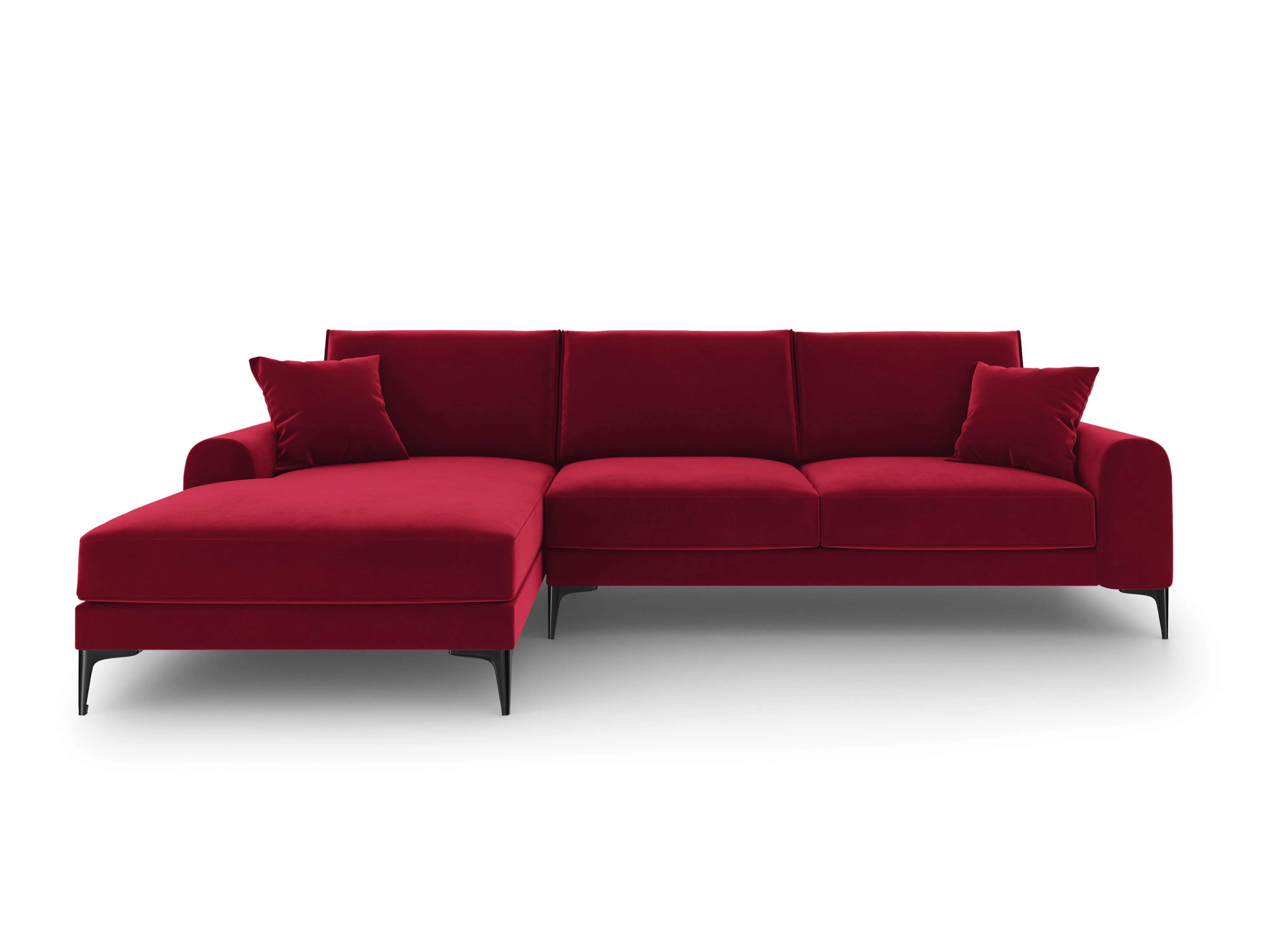 4.5-zitshoekbank Madara links velvet