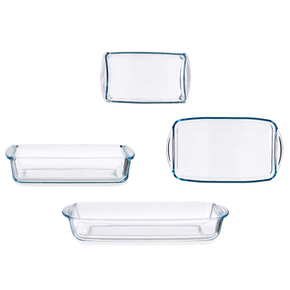 Conjunto de 2 travessas de vidro BORCAM