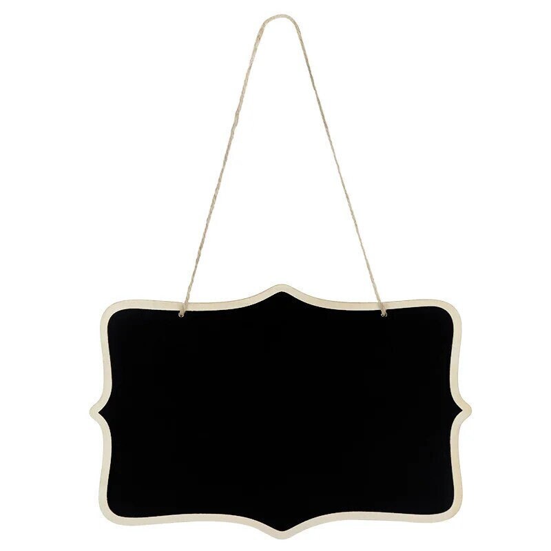 Hanging Chalkboard Blackboard Message Sign Wooden Rustic Wedding Decorations