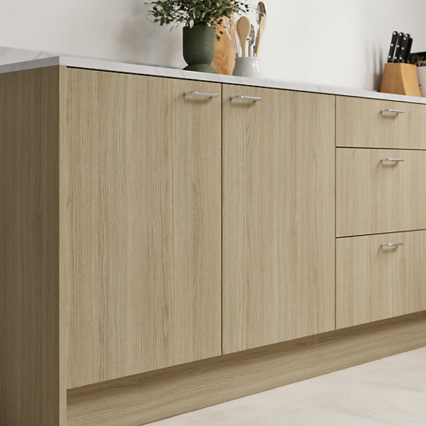 Façade de cuisine pour électroménager Elcot effet chêne l.59,7 x H.54,3 cm GoodHome