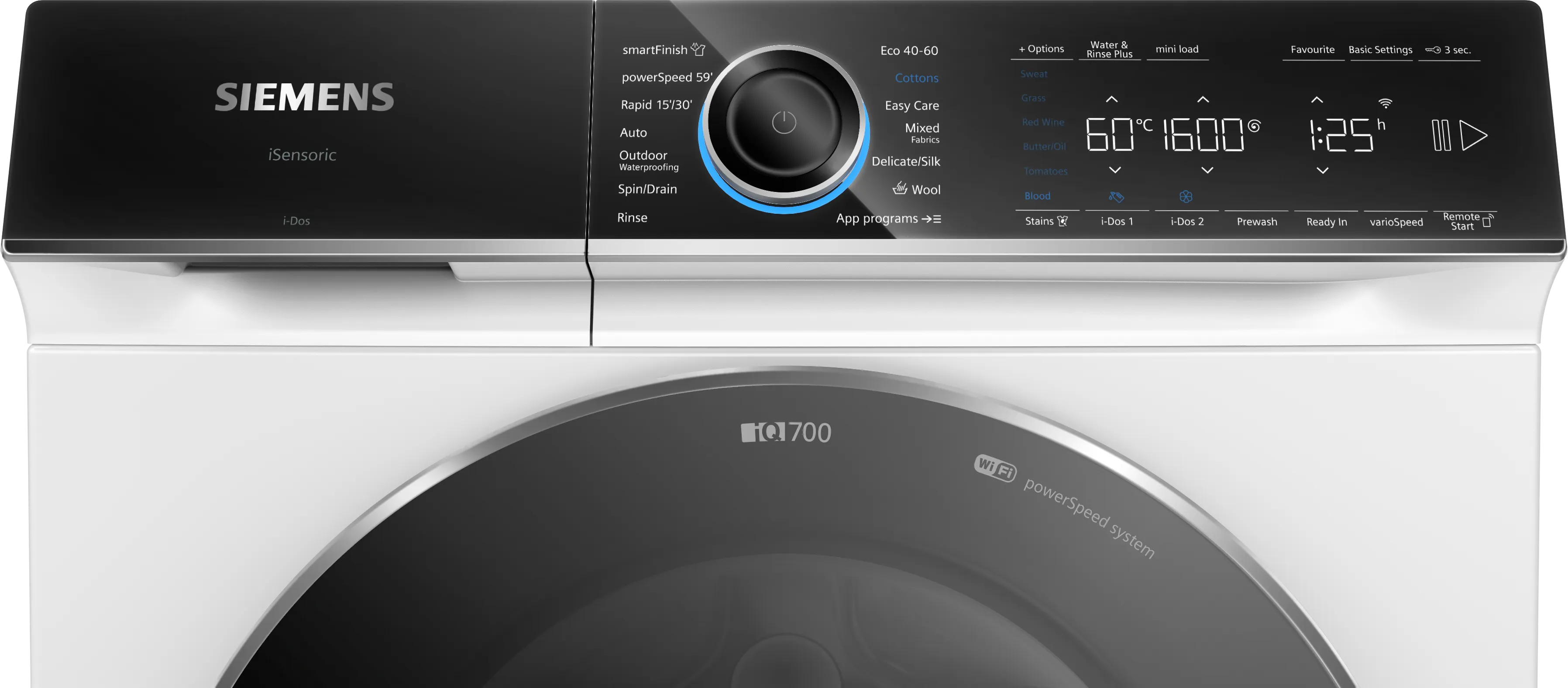 SIEMENS WG56B2A1GB IQ700 Washing machine, front loader 10 kg 1600 rpm