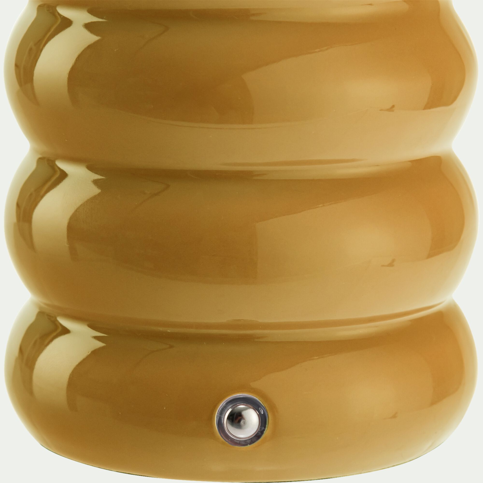 URANIA - Lampe à poser en céramique - jaune argan
