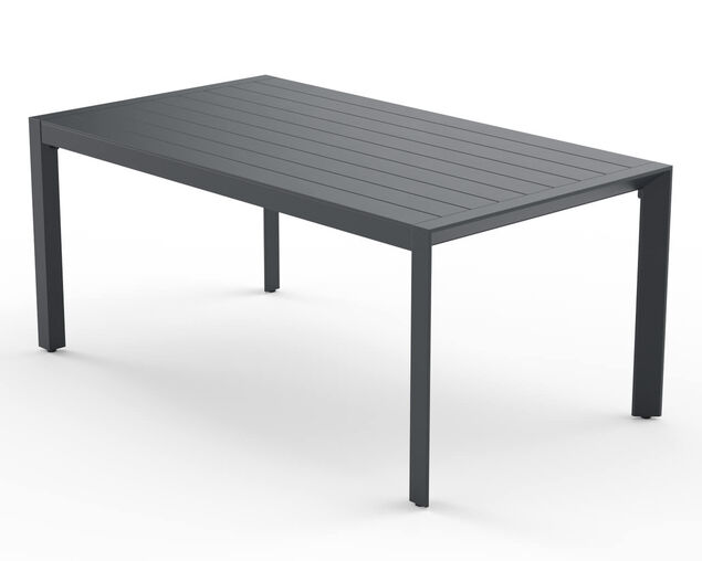 Jette 7 Seater Low Dining Bundle - Gunmetal Grey