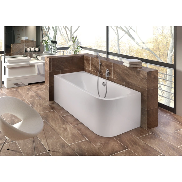 Badewanne »Spirit«, BxHxL: 80 x 46,5 x 180 cm, oval