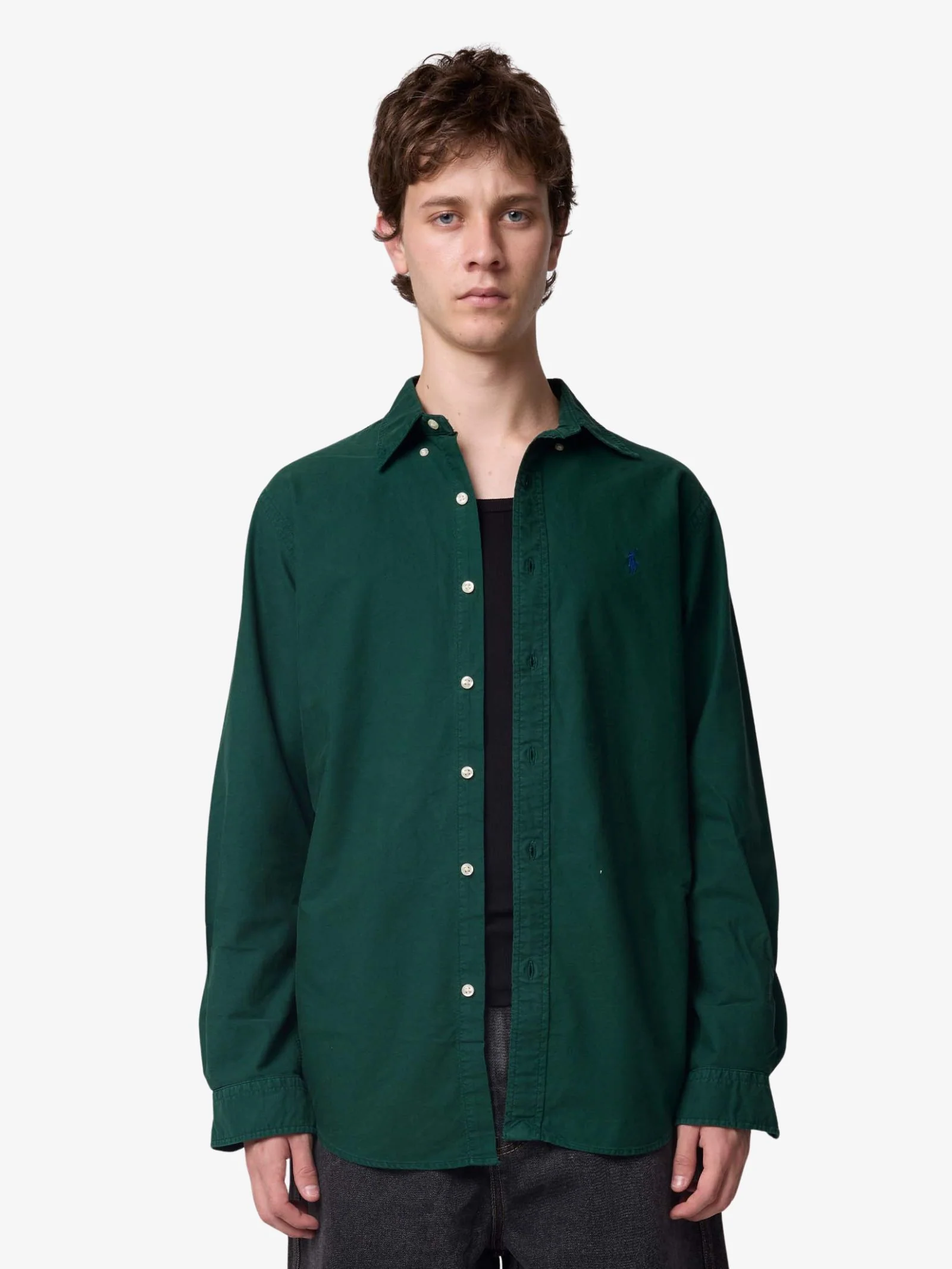 Garment-Dyed Oxford Shirt