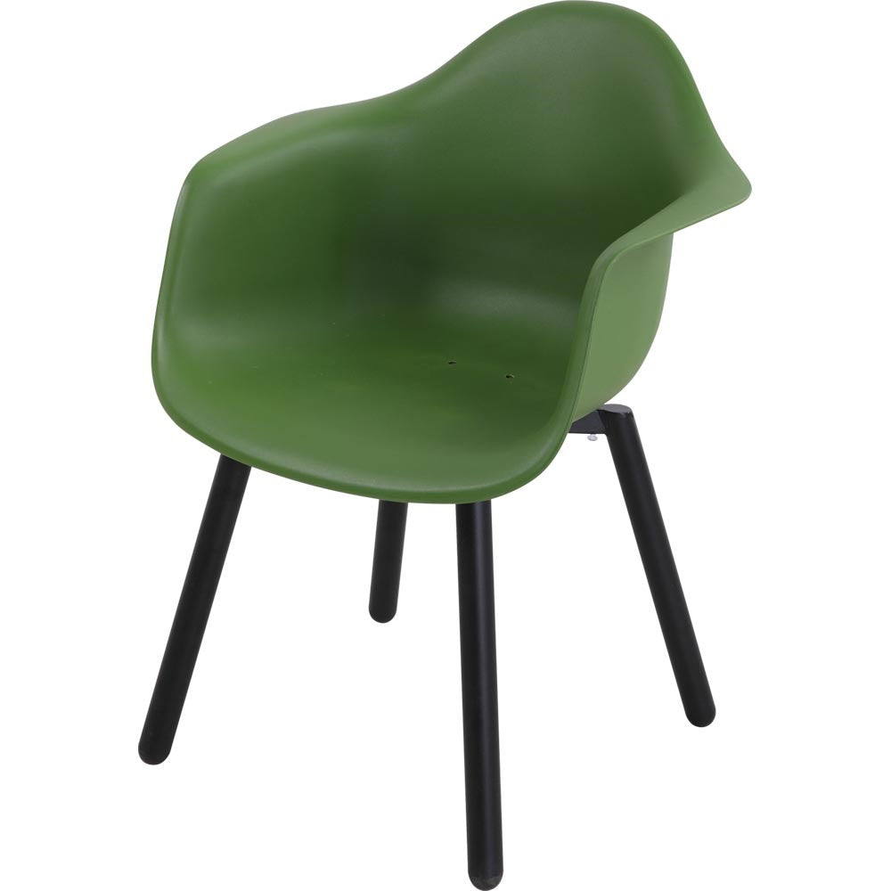 Lesli Living bistrostoel Montreux - groen - 62,5x44x82,5cm - set van 4