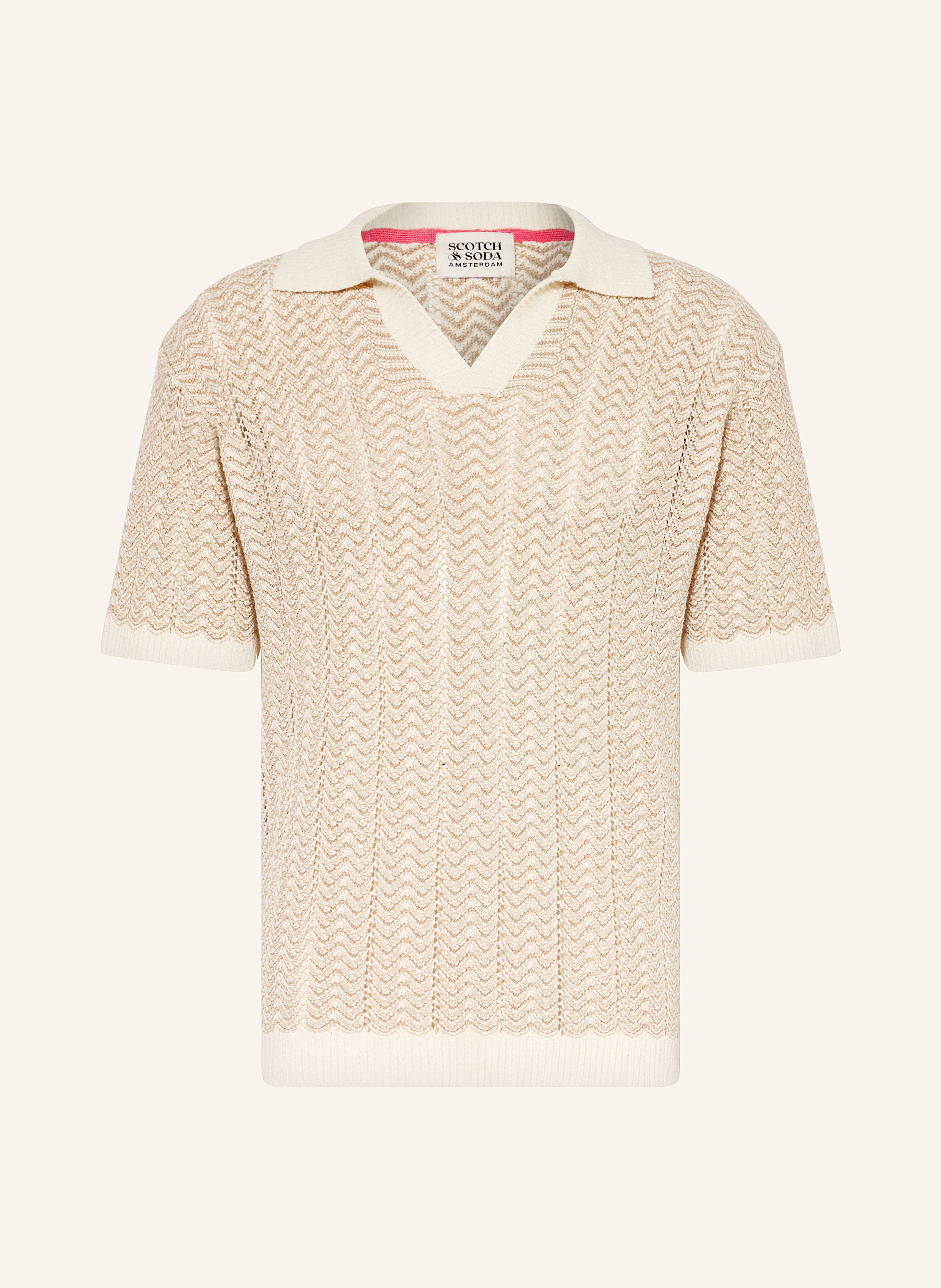 SCOTCH & SODA Strick-Poloshirt