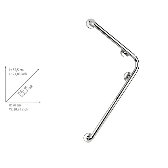 Badewannengriff, Aluminium