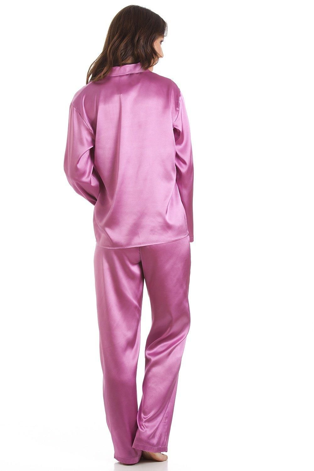 Camille Luxury Two Piece Full Length Satin Pyjama Set