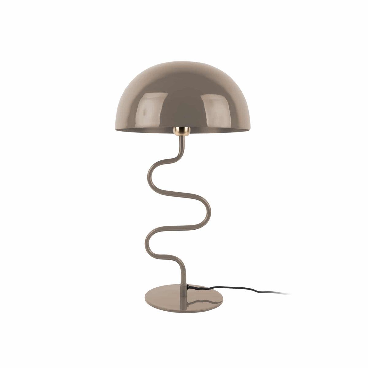 Leitmotiv tafellamp Twist - grijs - 31x31x54cm - Paddenstoellamp