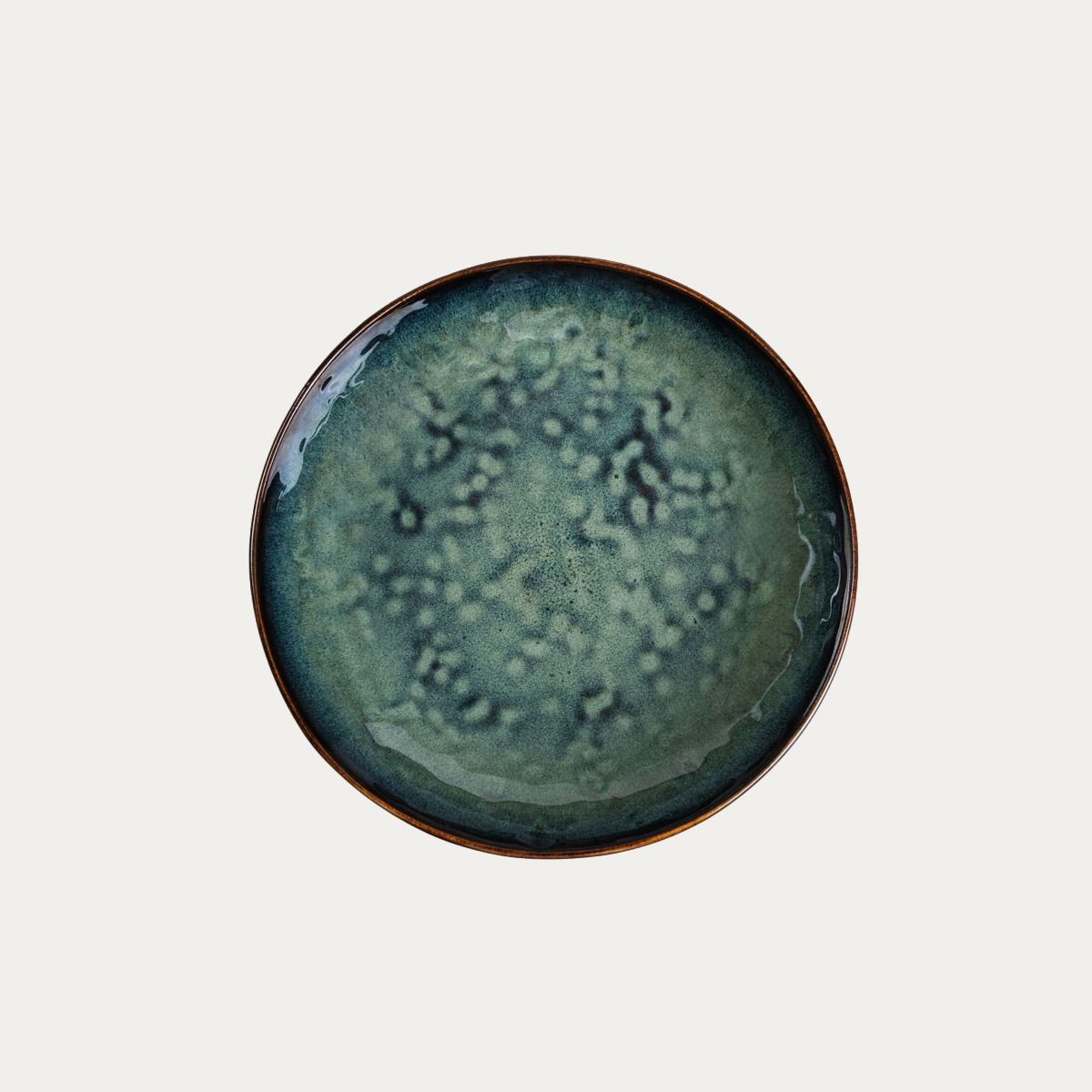 Talerz MIDO głęboki turkusowy 21,5 cm