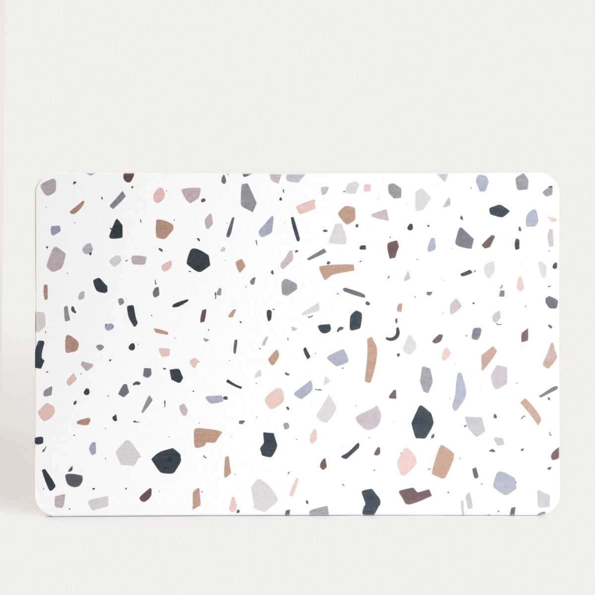 Mata łazienkowa DITTA diatomitowa ze wzorem lastryko 39x60x0,9 cm