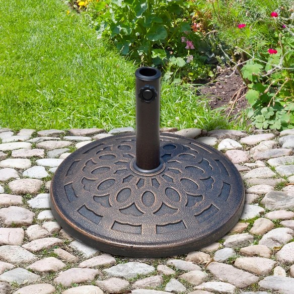 Schirmständer, harz/stahl
