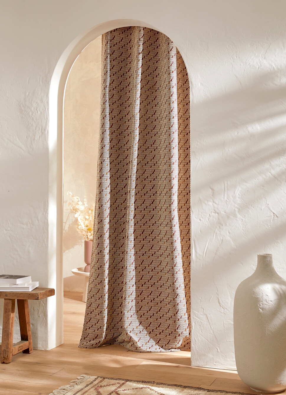 RIDEAU JACQUARD CHENILLE TIKA MULTICOLORE