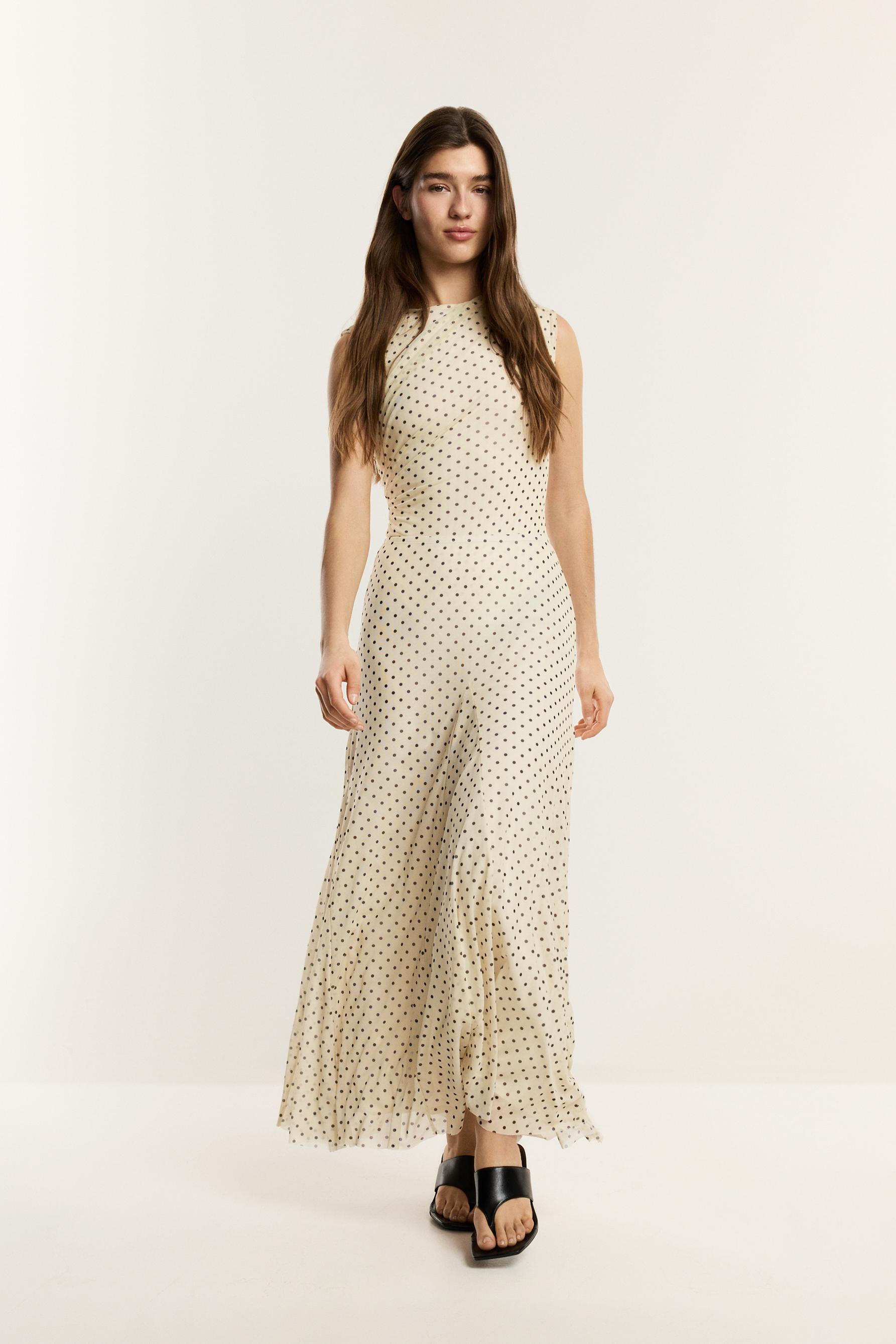 Falda midi mesh