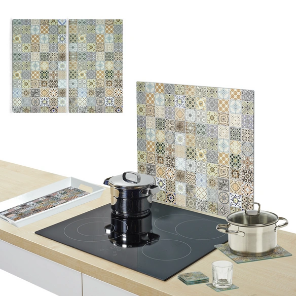 Tablett, bunt, Kunststoff, für Küche