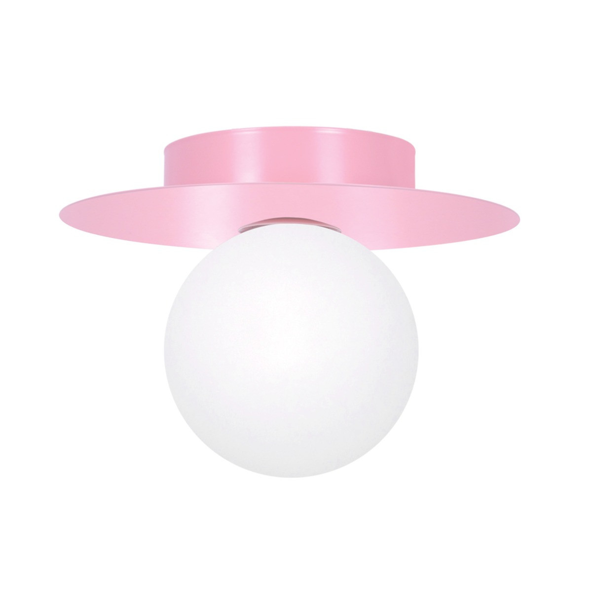 Lampa sufitowa różowo-biała ROBIN 1xG9x10W wym: 13x18x18 cm Kaja