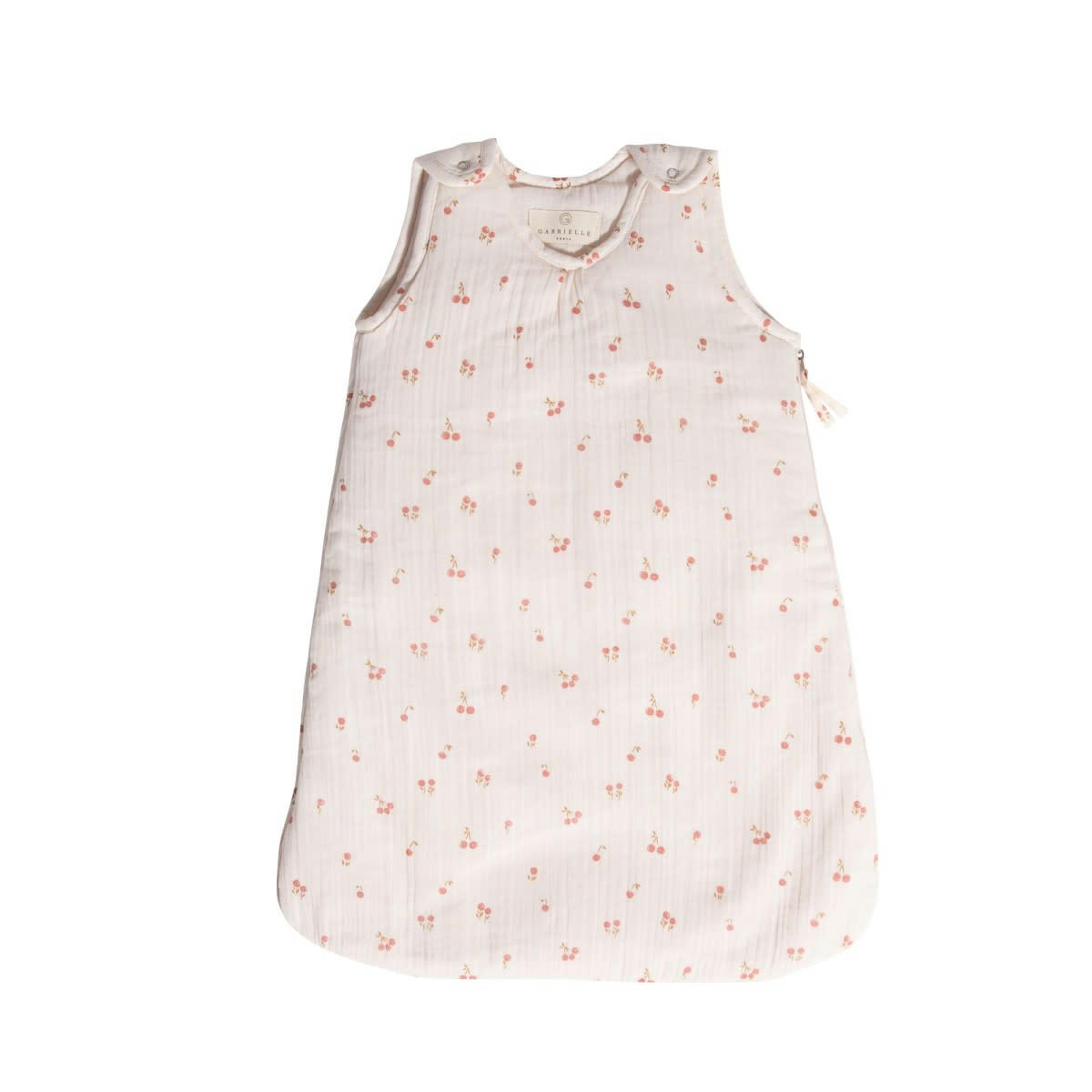 GREEN & KIDS - Gigoteuse en gaze de coton biologique à motifs rose 0-6 mois