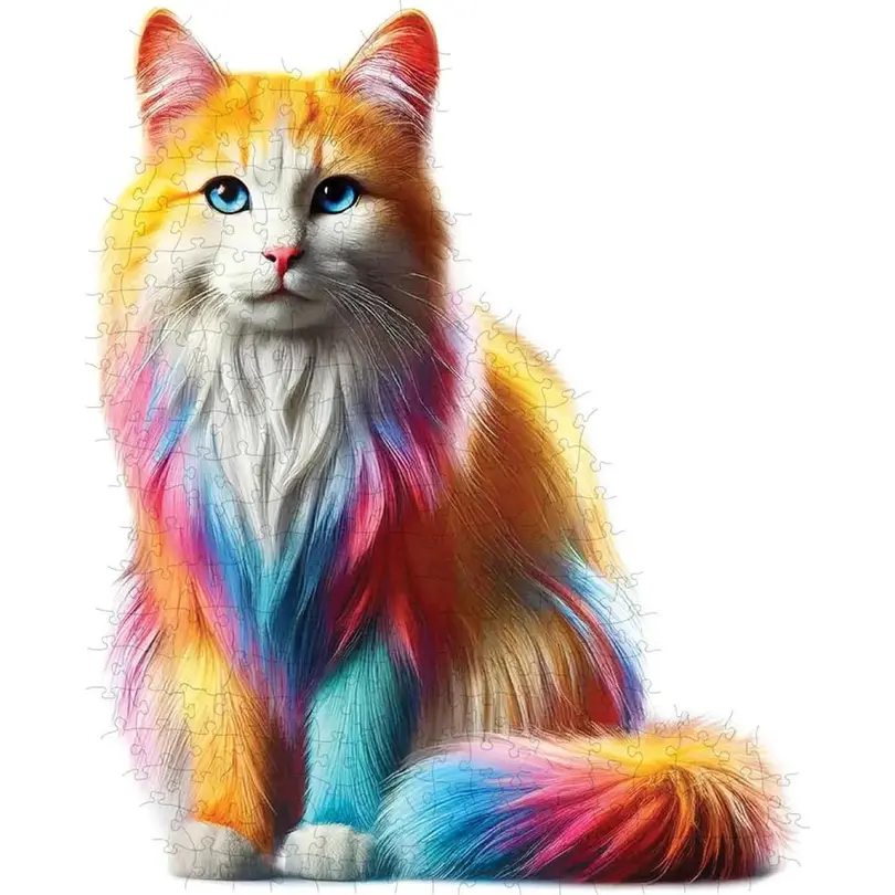 Puzzle Dreamy Rainbow Cat