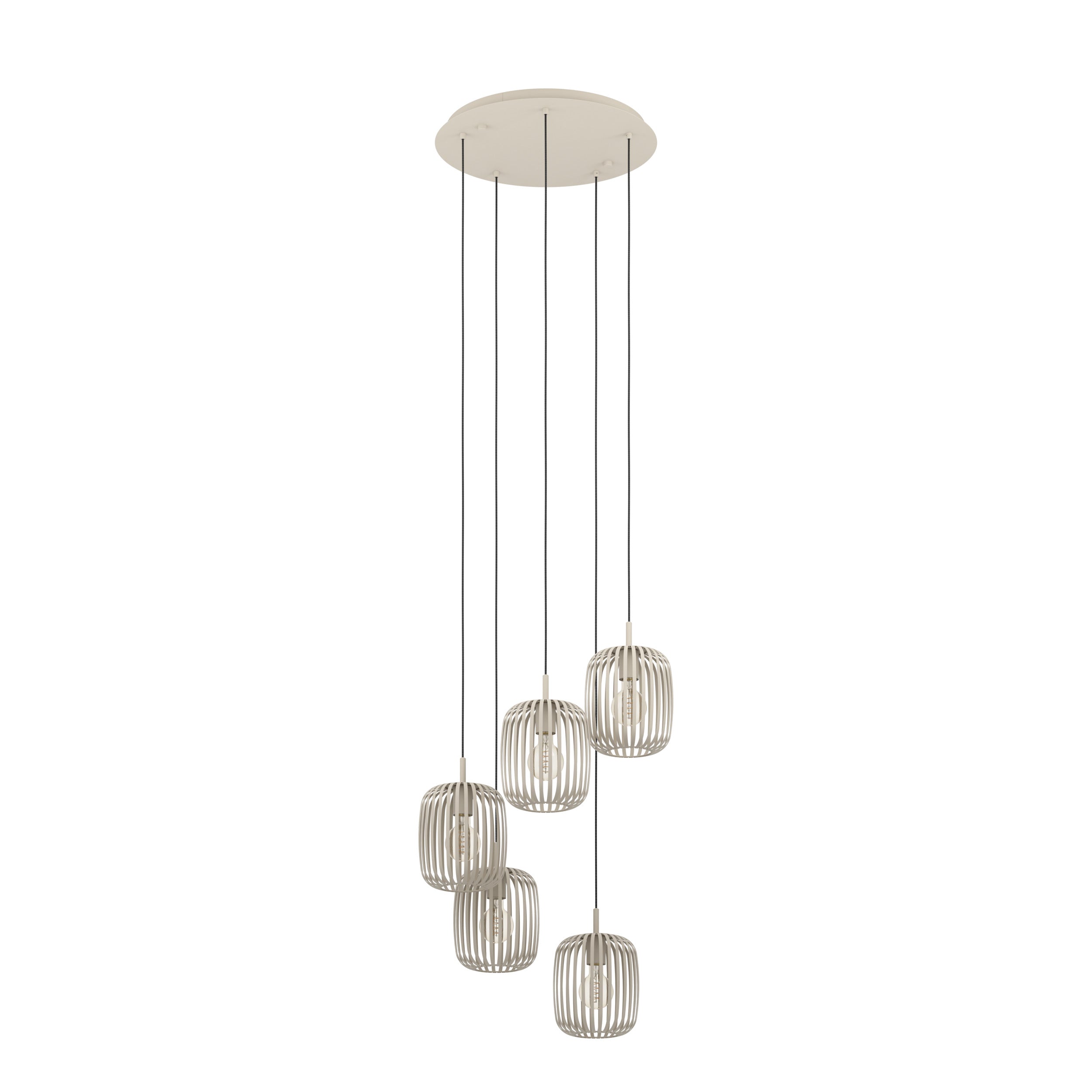 EGLO hanglamp Romazzina - e27 - ø 50 cm - zandkleur