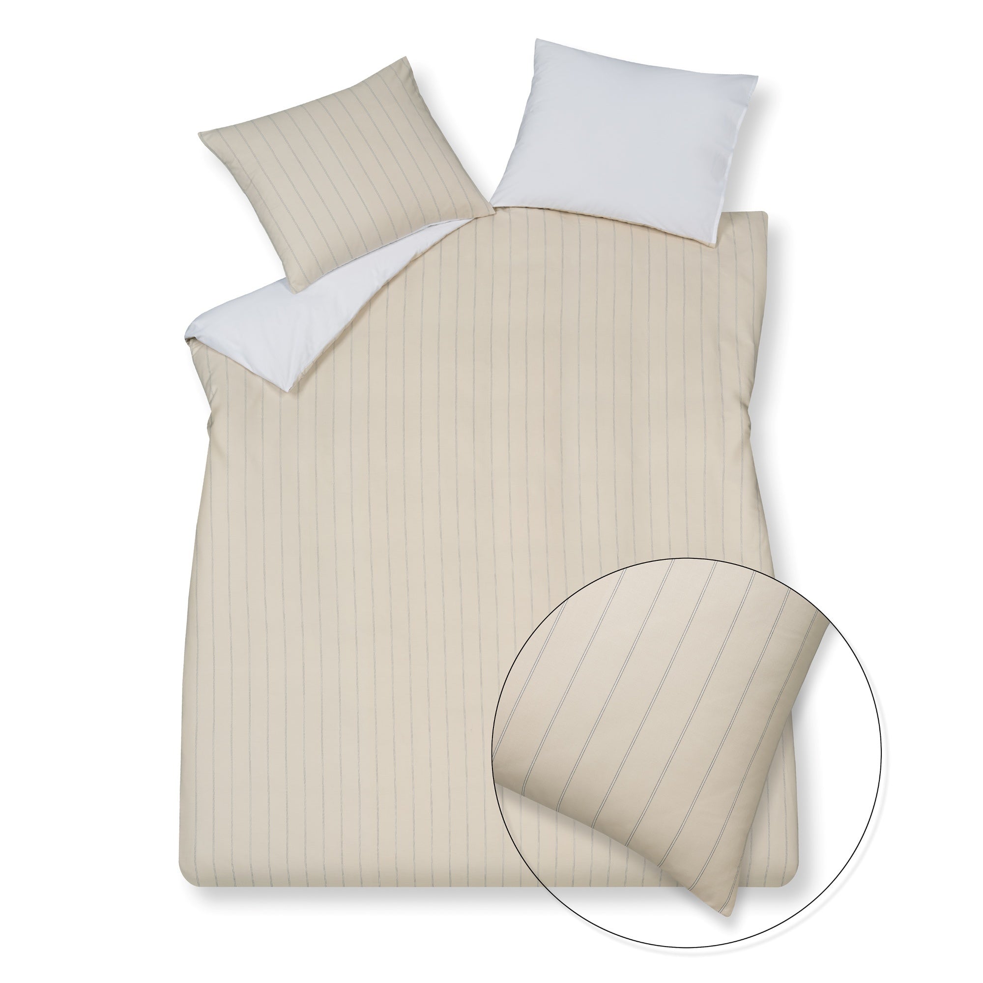 Dekbedovertrek Home Puglia Cream Tan   200 x 200 220 cm   Beige