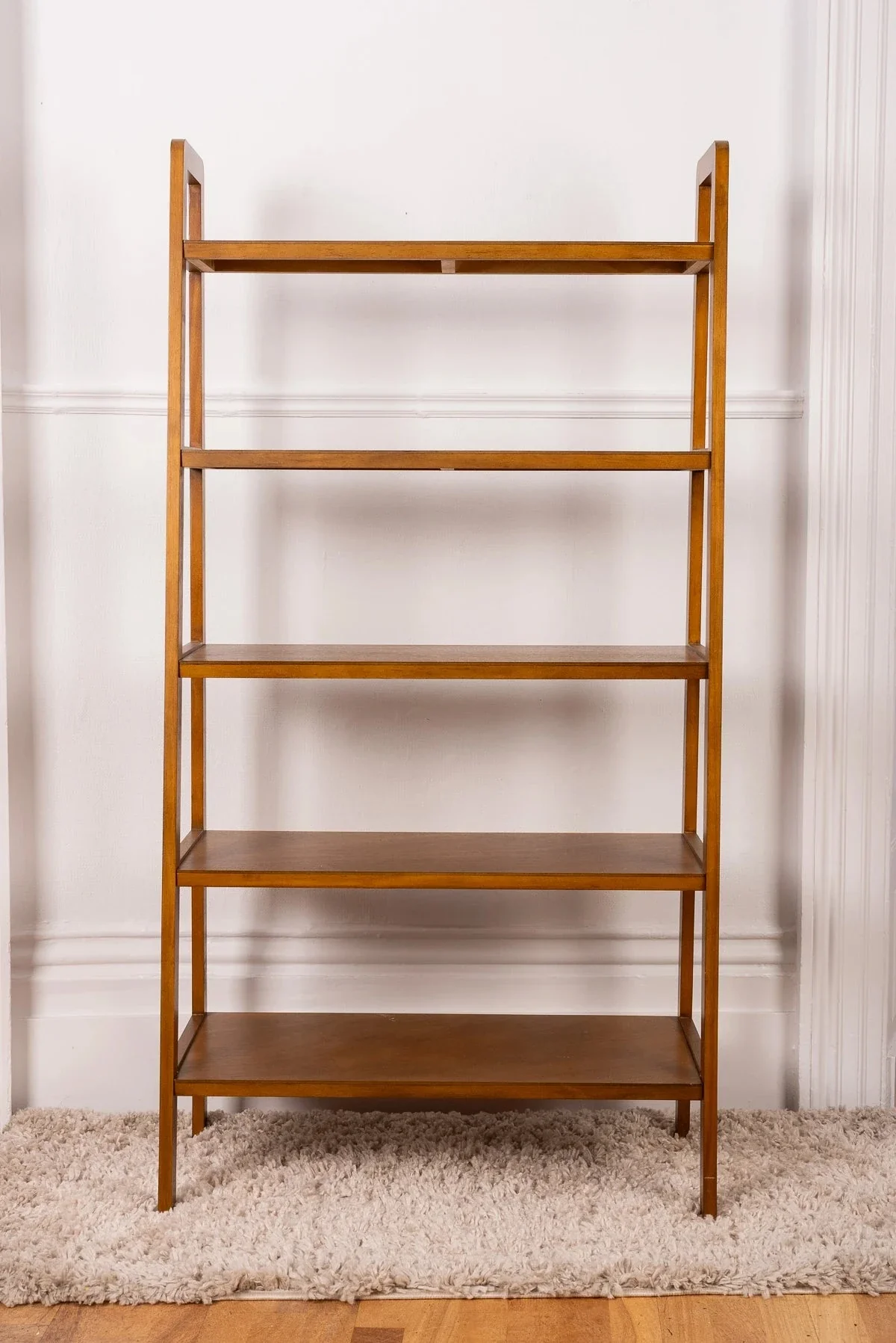 Hugo Wooden 5-Tier Shelf Unit