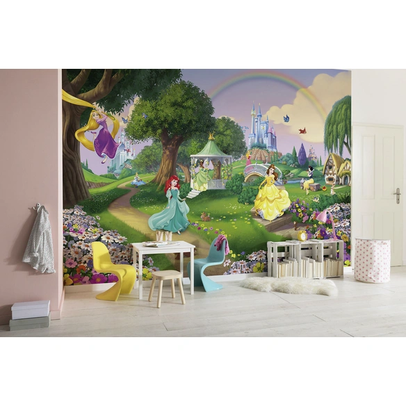 Papiertapete »Disney Princess Rainbow«, Breite 368 cm