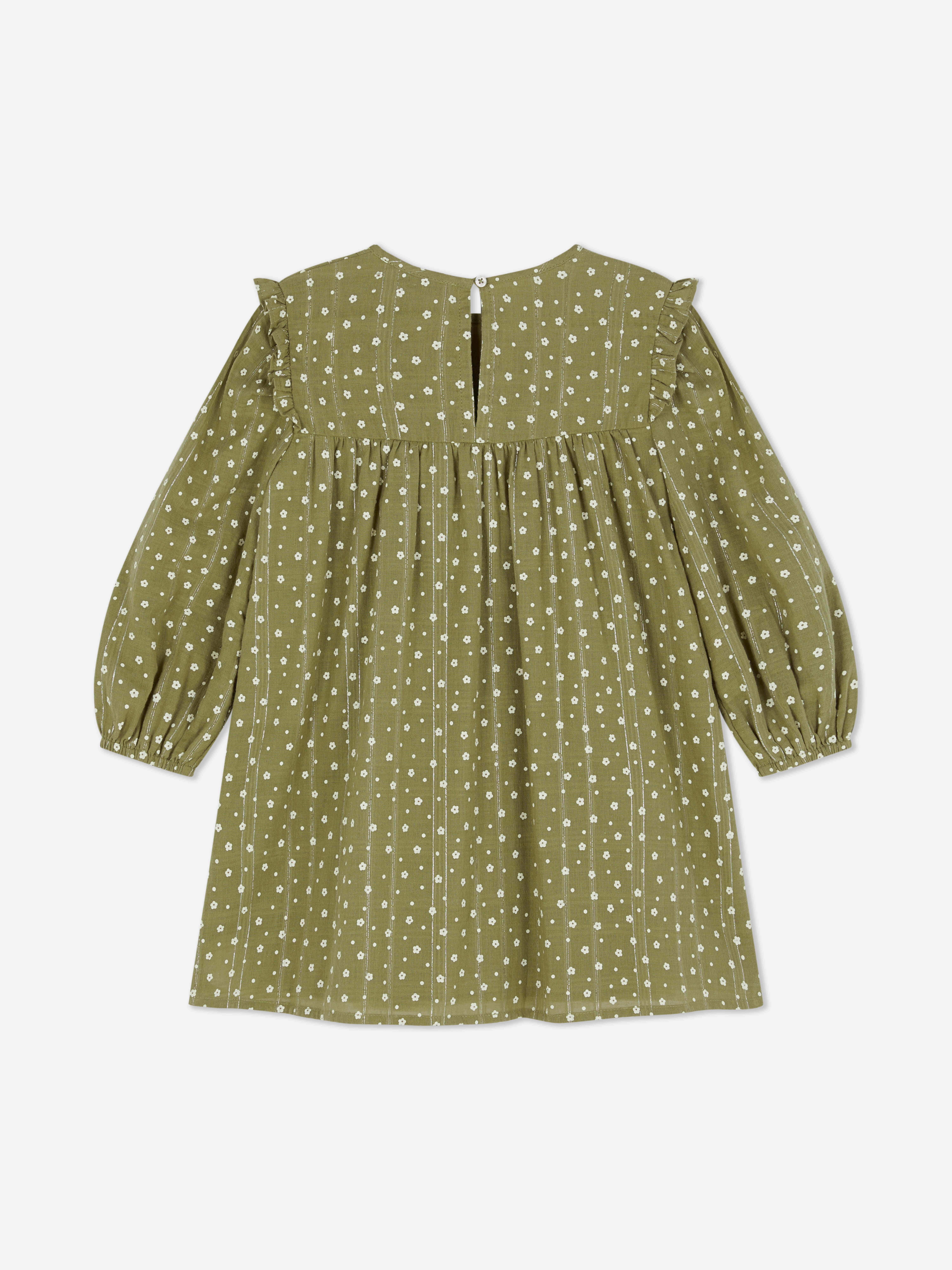 1.5-8yrs | Floral Long-Sleeve Dress